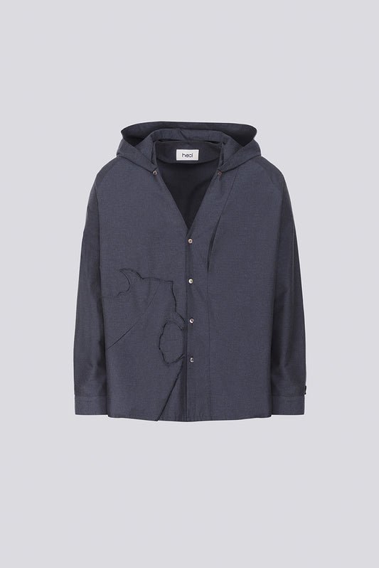 Hooded shirt