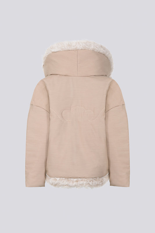 Coquette women's designer down jacket, stylish and warm winter coat, casual and chic outerwear perfect for colder months, offering comfort and elegance for everyday wear.