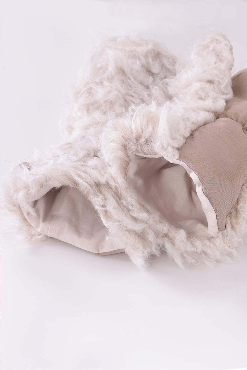 Coquette women's designer long fur mittens, luxurious and stylish winter accessories, perfect for keeping hands warm while adding a touch of elegance to your winter wardrobe.